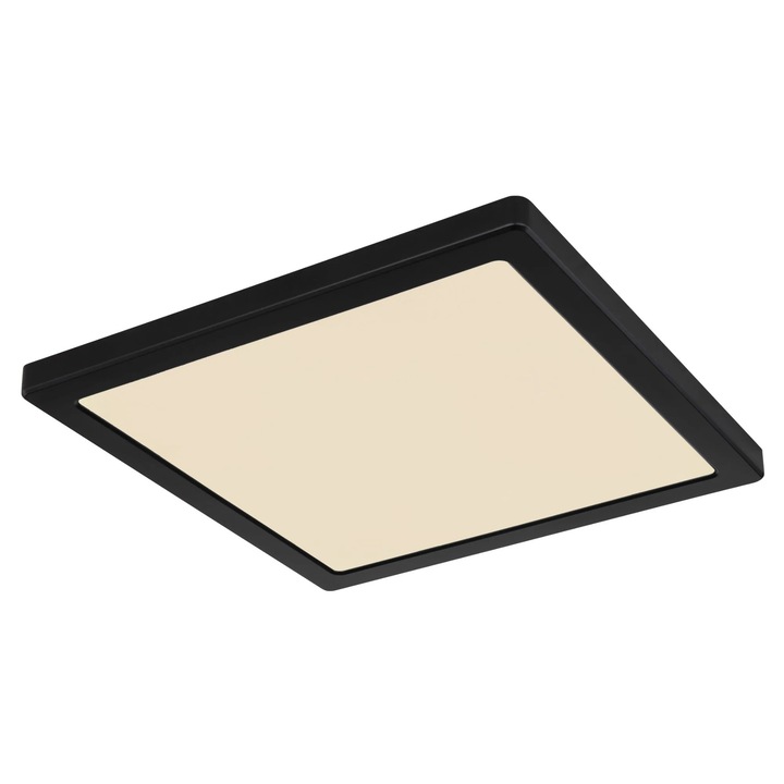 LED Плафониера Lasse 12380-24B, 24 W, 2000 lm, топла / неутрална / студена светлина, черна, модерна