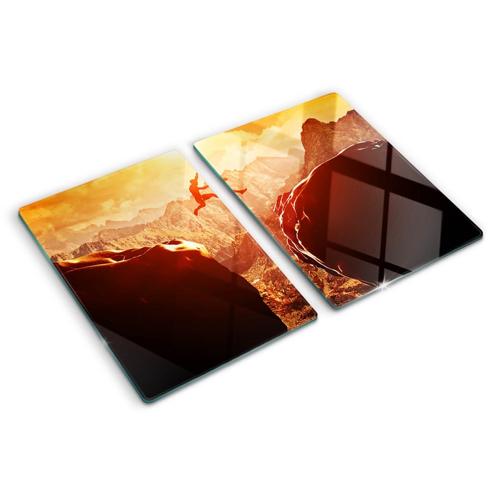 Tocatoare de bucatarie, Tulup, Abyss leap, Portocaliu, 2x40x52 cm, 010010520020000007483