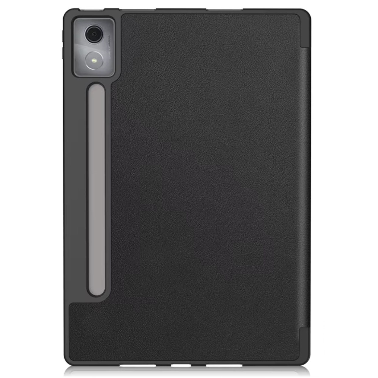 Husa pentru tableta EtuiTab Lenovo Idea Tab Pro 12.7" neagra, din piele ecologica si policarbonat, cu suport pentru stylus