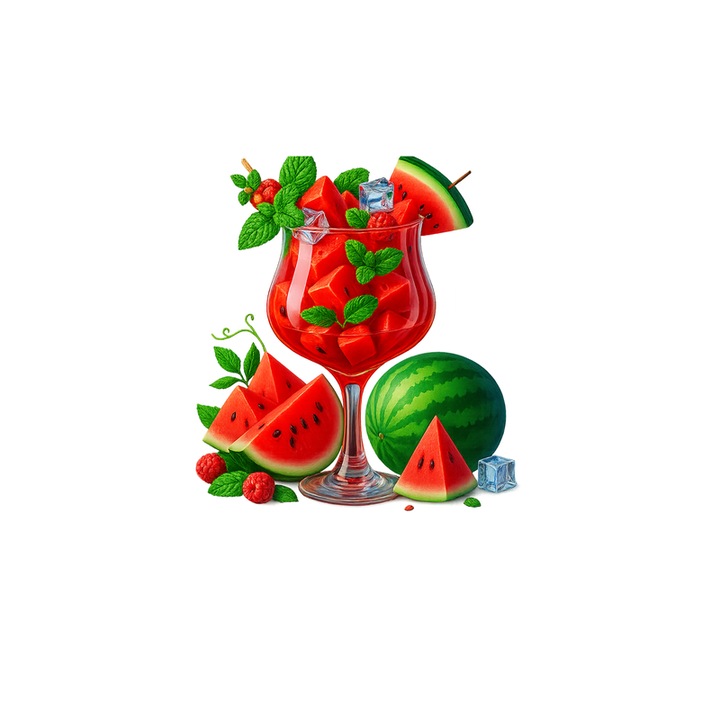 Sticker pepene in pahar, Autoadeziv, Cri-Flo, dimensiune 6 cm
