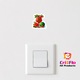 Sticker pepene in pahar, Autoadeziv, Cri-Flo, dimensiune 6 cm