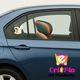 Sticker fetita sufla inimioare1, Autoadeziv, Cri-Flo, dimensiune 20 cm