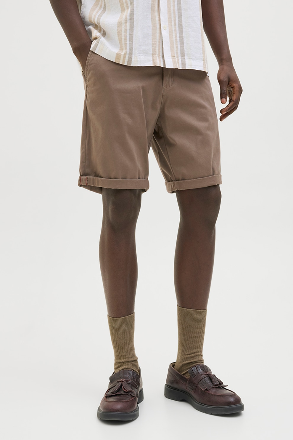 Jack & Jones, Bermude chino regular fit Bowie, Maro camel, M