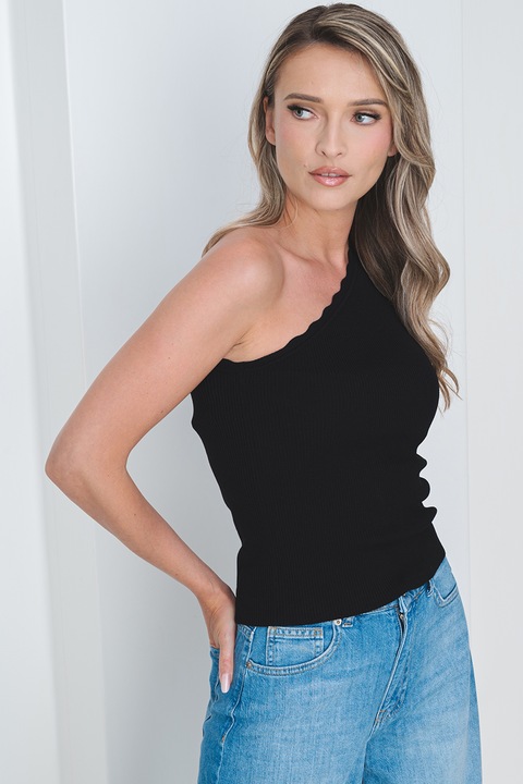 JdY, Топ с голо рамо Nanna, Черен
