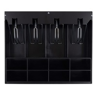 Insertie sertar de bani ZIMP Z 330, organizator plastic bancnote si monede