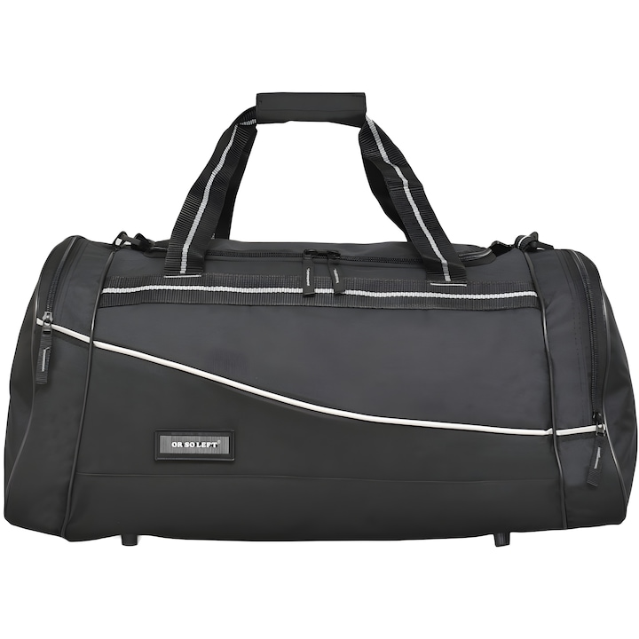 Спортен сак 70028, Текстил, 58/27/26 см, Черен