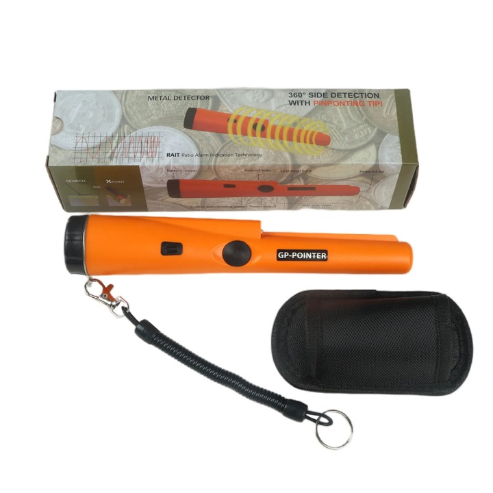 Металотърсач, GP-Pointer, ORANGE, Пинпойнтер, Детектор за метал, Оранжев цвят