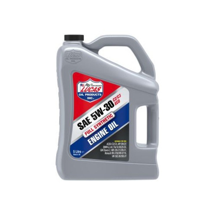 Ulei de motor sintetic Lucas Oil Products 5W30 C2/C3 ECO, 5L