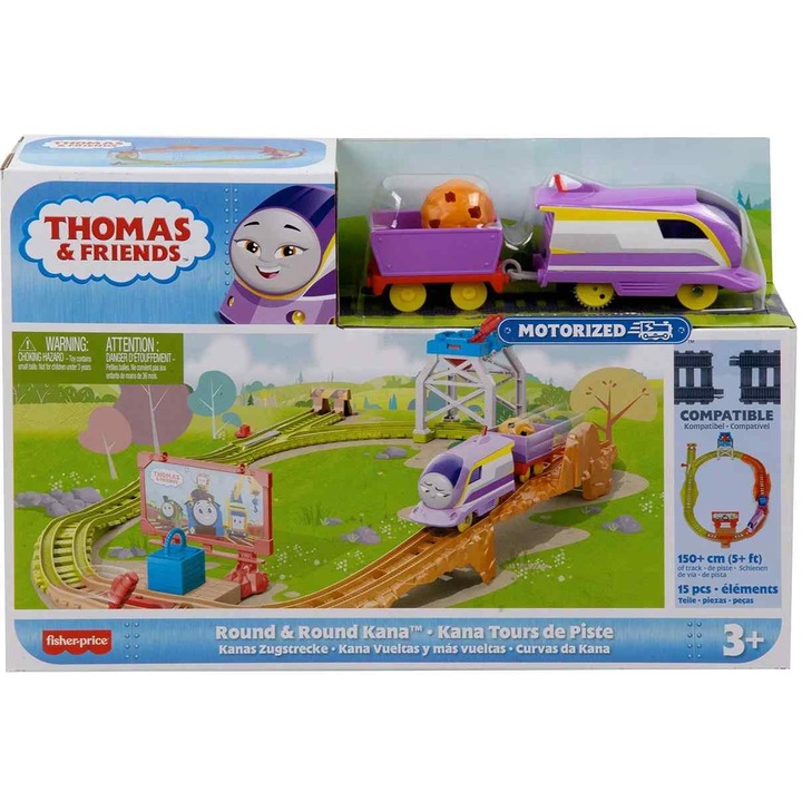 Комплект за игра Thomas Motorized - Round & Round Kana