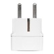 Adaptor Priza, Retro Electrica®, FANTON, 2P+E 10/16A 250V, Adaptor Priza Dual Size Compatibil 10A 16A, Adaptor Priza Schuko 16A, Conversie Standard Italian La Schuko, Conector Alimentare Sigura, Utilizare Casa Birou, Alb