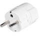 Adaptor Priza, Retro Electrica®, FANTON, 2P+E 10/16A 250V, Adaptor Priza Dual Size Compatibil 10A 16A, Adaptor Priza Schuko 16A, Conversie Standard Italian La Schuko, Conector Alimentare Sigura, Utilizare Casa Birou, Alb