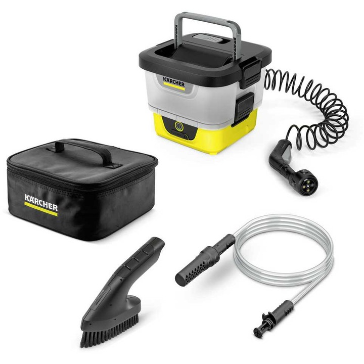 Aparat de spalat cu presiune Karcher OC 4, set Adventure Kit, 8l, mobil, compact