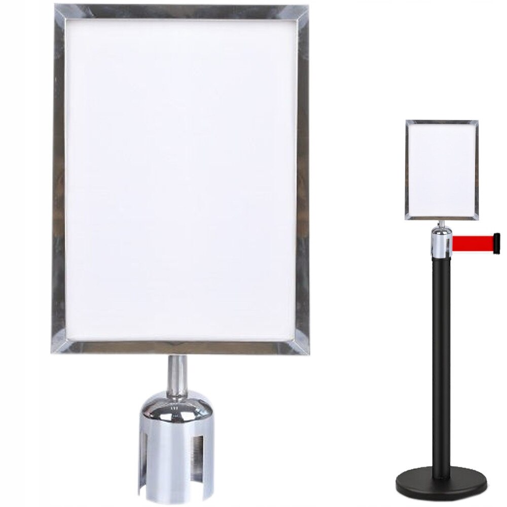 Cadru A4 Pentru Stalp, Pentru Separator, Vertical, 22x32 cm, Argintiu ...