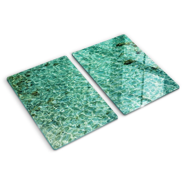 Tocatoare de bucatarie, Tulup, Apa limpede, Verde, 2x40x52 cm, 010010520020000007719