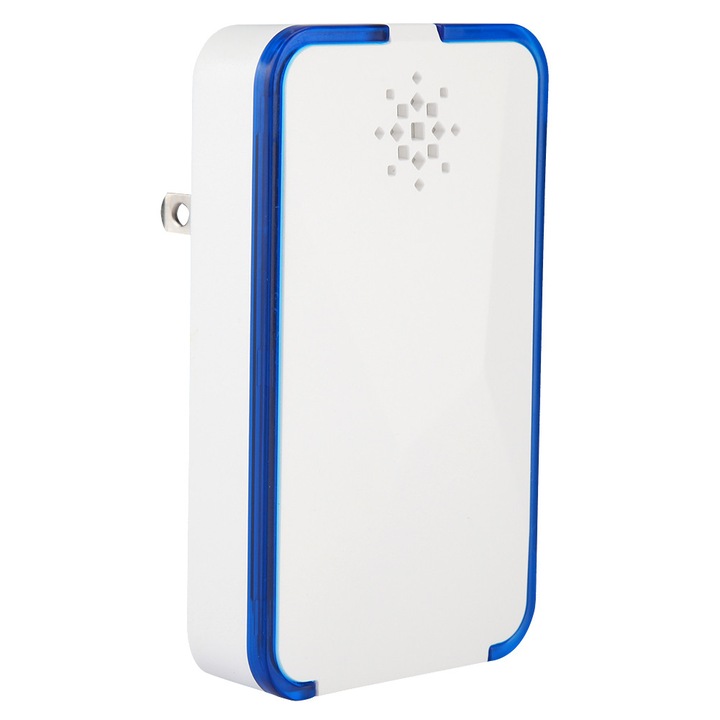 Aparat anti daunatori cu ultrasunete ZYBLSSBB LSM2xh2257-BCS0038865, 6W, AC 90-250V, 25/35/53/69 kHz, priza US, acoperire 80–120 m², alb/albastru