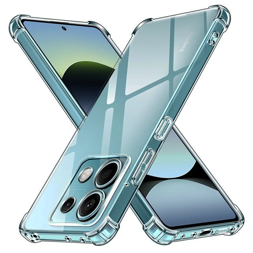 Intelli® Husa silicon compatibila cu Xiaomi Redmi Note 14S 4G, Anti soc, Transparent