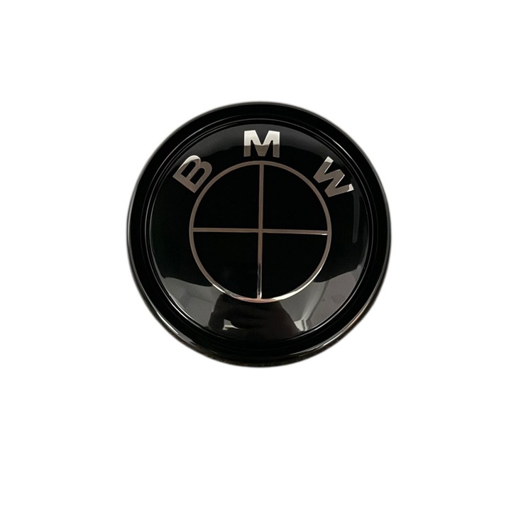 BMW Komplett embléma, csomagtartó tartó, teljesen fekete, fekete X5 X6 F15 F16-hoz