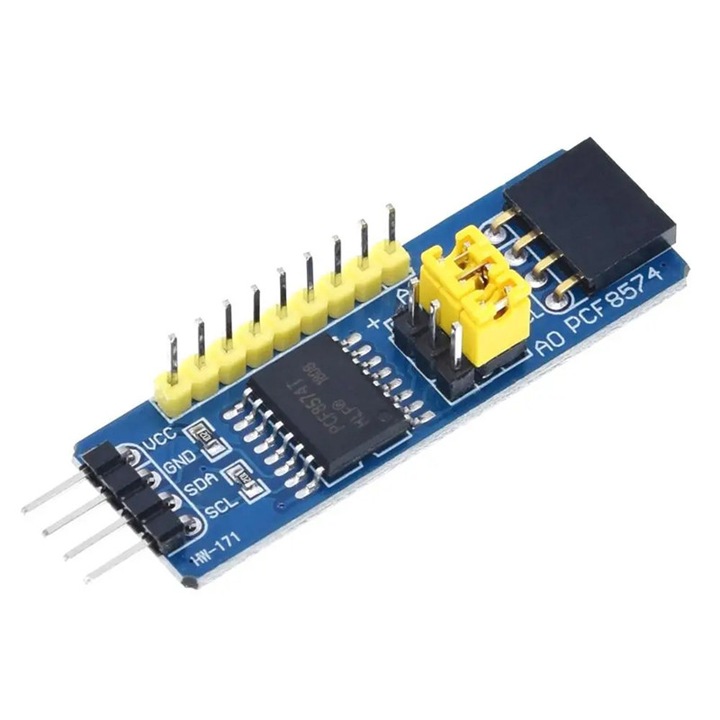 Модул за разширение на I/O портове, PCF8574, I2C интерфейс