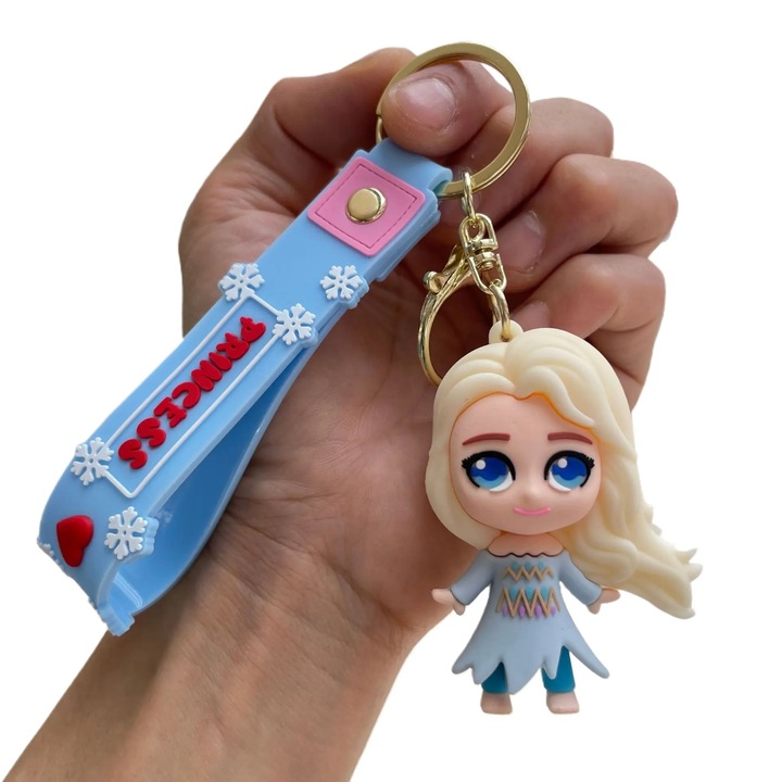 Rajzfilm kulcstartó medál, OEM, Kulcsok, hátizsákok, autók stb. díszítésére használható, aranyos függő dekorációként, több színben