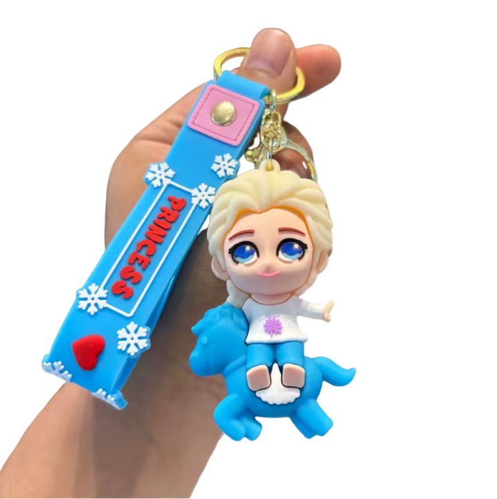 Rajzfilm kulcstartó medál, OEM, Kulcsok, hátizsákok, autók stb. díszítésére használható, aranyos függő dekorációként, több színben