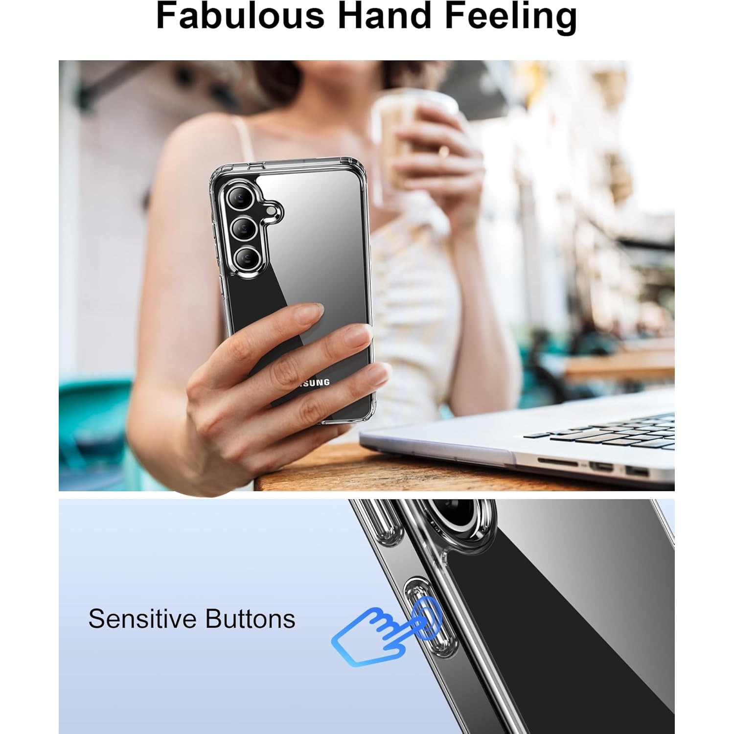 BestCase® Husa Clear Silicon 2MM pentru Samsung Galaxy S25 Plus, Antisoc, Protectie Camera, Transparent