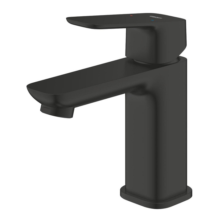 Baterie lavoar Grohe Cubeo 1016992430, S, moncomanda, mat, negru