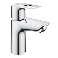 Baterie lavoar Grohe Bauloop 23879001, 3/8'', S, monocomanda, ventil, crom
