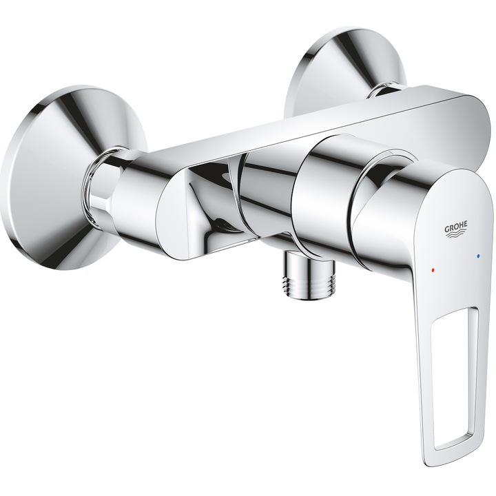 Baterie dus Grohe Bauloop 23634001, aparenta, crom
