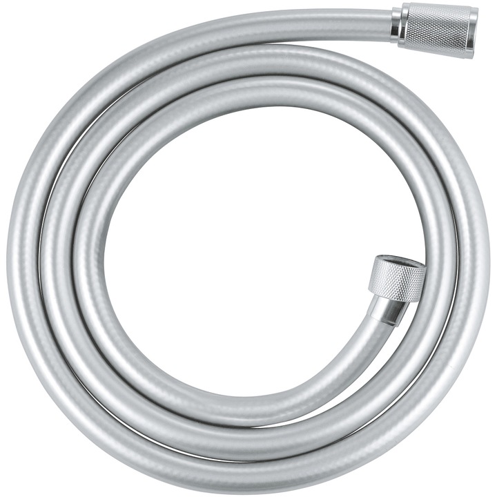 Furtun dus Grohe SilverFlex 26346001, universal, 1.5 m, anti-rasucire, crom