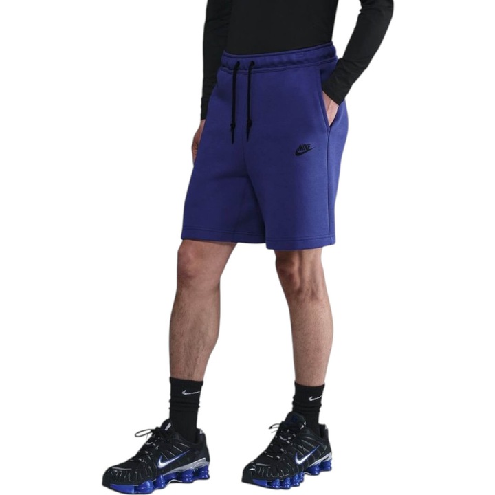 Short NIKE Tech Fleece SS25 46673, Albastru