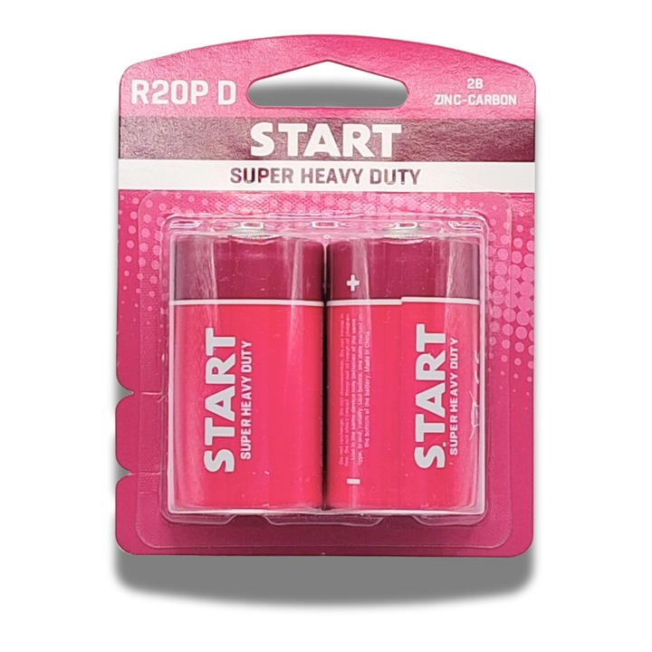 Baterie Start R20P D zinc carbon 1.5 volti