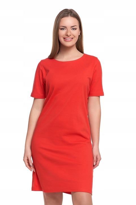 Рокля, Морадж, Памучна, Червена