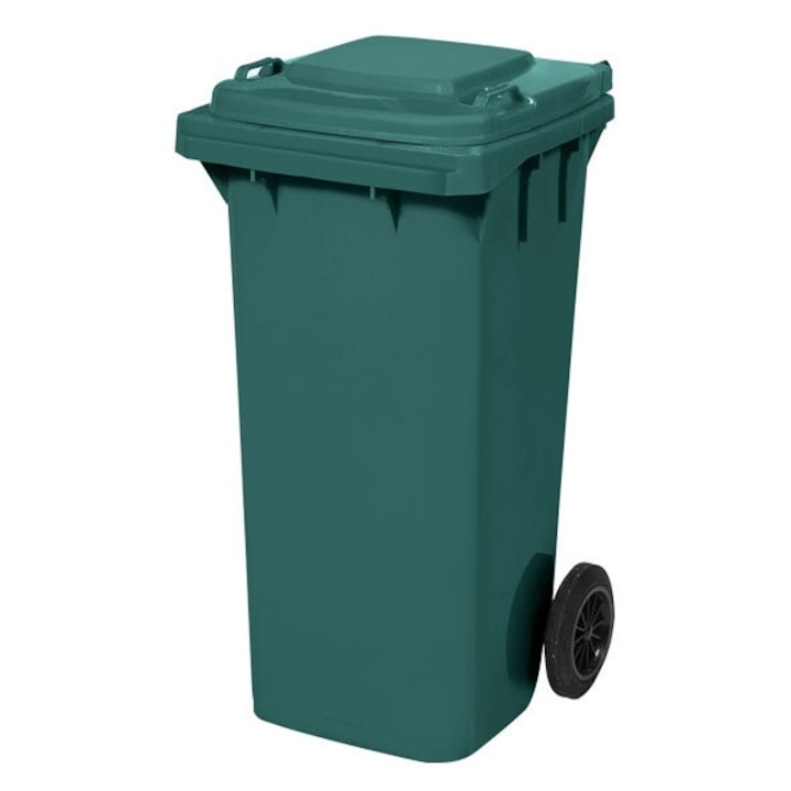 Кошче за боклук, MECO, зелено, 120 литра, 58x48x94 см