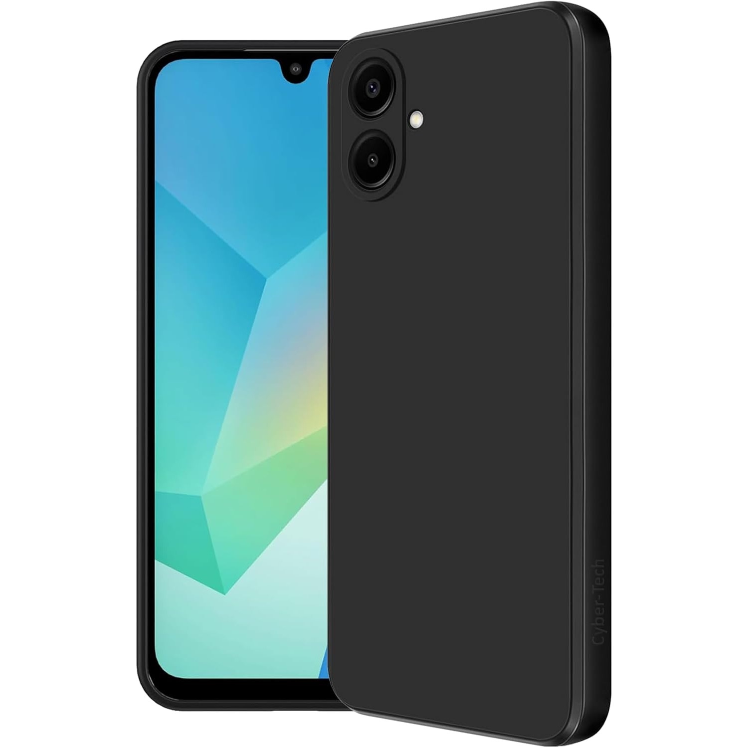 BestCase® Husa pentru Samsung Galaxy A06 5G, Slim SIlicon 0.8MM, Protectie Camera, Rezistenta la uzura, Negru mat