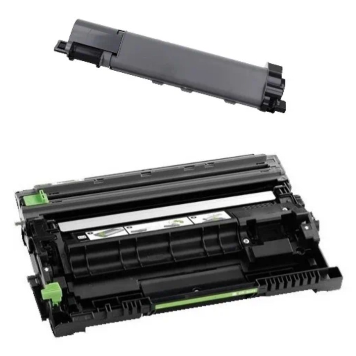Set toner compatibil TN-B023, 2000 pagini + unitate de imagine DR-B023, 12000 pagini, negru, pentru imprimante Brother DCP B7520DW, Brother HL B2080DW, Brother MFC B7715DW