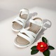 Детски сандали, минималистичен дизайн, Y711,, Бял