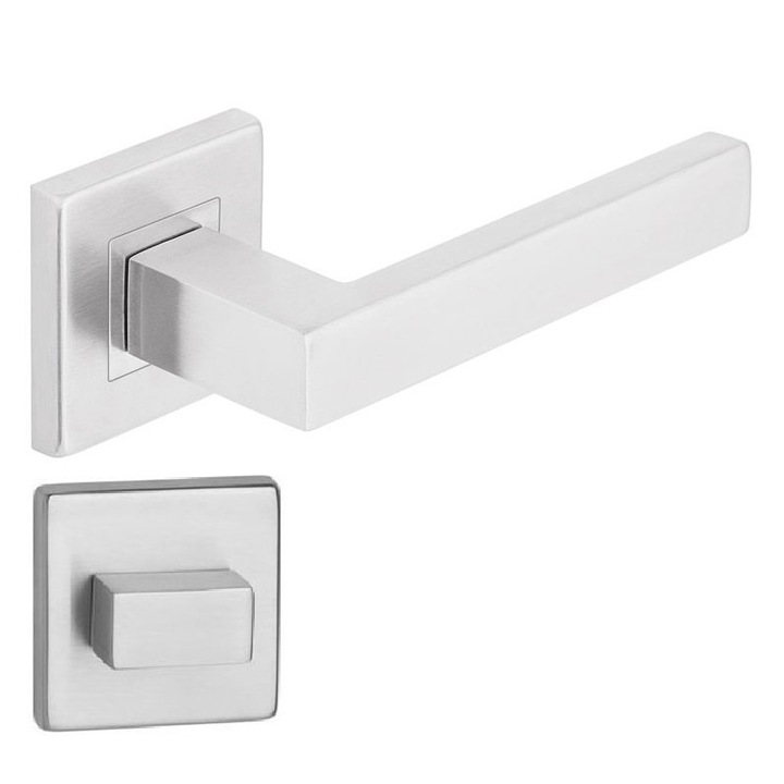 Manere usi TOPAZ, inox, rozeta wc