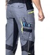 Pantaloni de lucru 98% bumbac gri cu pieptar, Ardon 4XSTRETCH 62 GRI