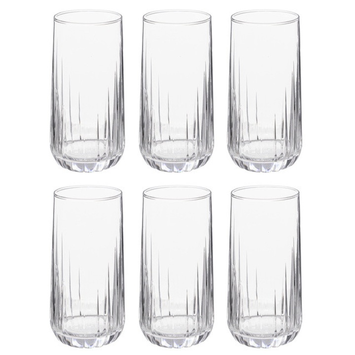 Pahare inalte Dieg'eau, 6 buc. × 360 ml