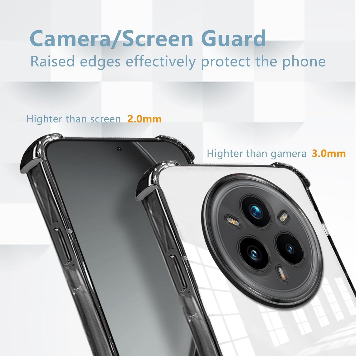 BestCase® Husa Pentru Realme 14 Pro Plus 5G, Anti Shock 1.5MM, Protectie camera si ecran, Transparent