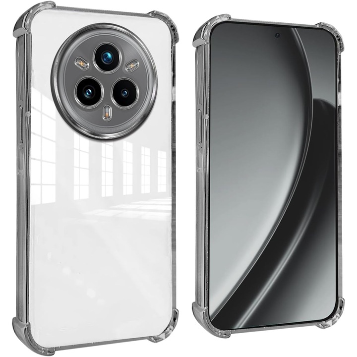 BestCase® Husa Pentru Realme 14 Pro Plus 5G, Anti Shock 1.5MM, Protectie camera si ecran, Transparent