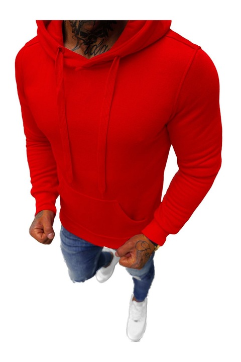 Мъжки суитшърт, Ozonee, Florika, червен, Червен, L