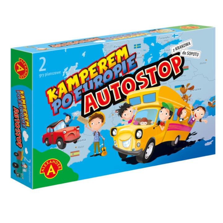 Kamperem po Europie- Autostop - Alexander, multicolor