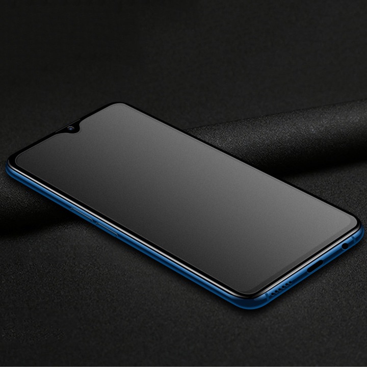 Folie mata hidrogel pentru ecran telefon, MARTECH, 0,13mm, anti-amprente, protectie UV, set inclusiv racleta si carpe