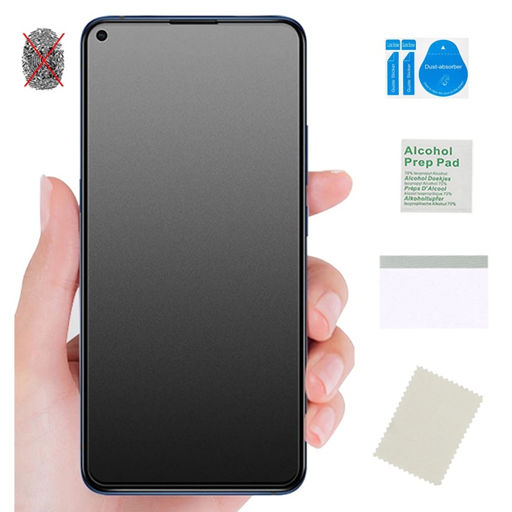 Матово хидрогелно фолио за OPPO FIND X3 NEO 5G, защита на екрана, 0.13 мм, против пръстови отпечатъци, пълен комплект