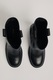 Karl Lagerfeld, Botine de piele cu toc masiv, Negru