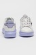 Karl Lagerfeld, Кожени спортни обувки с лого, Лилав/Мръснобял/Сребрист