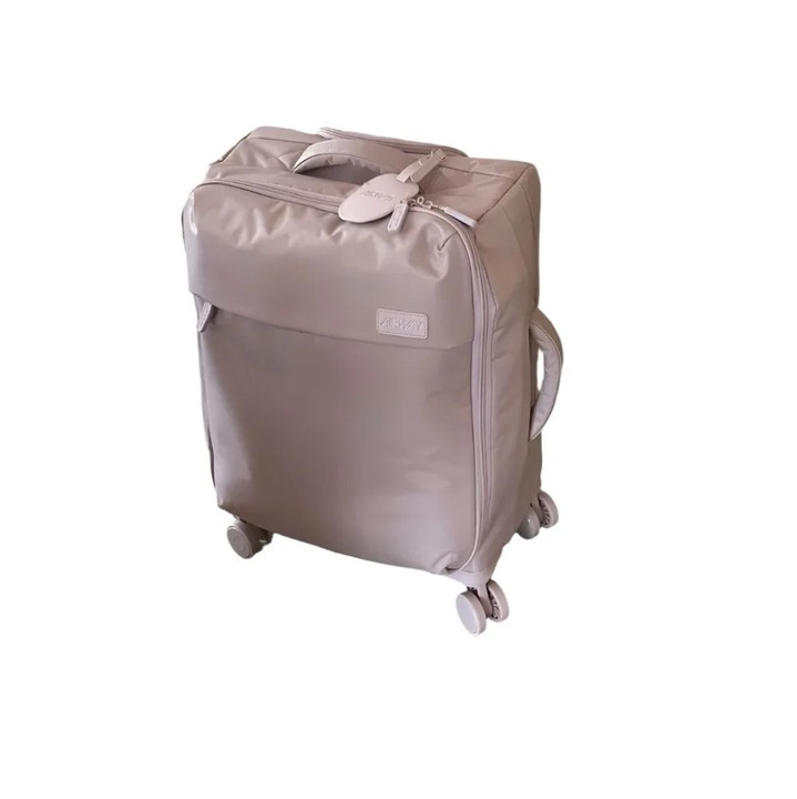 Куфар, ултралек, водоустойчив, плат Оксфорд, 20 инча, розов