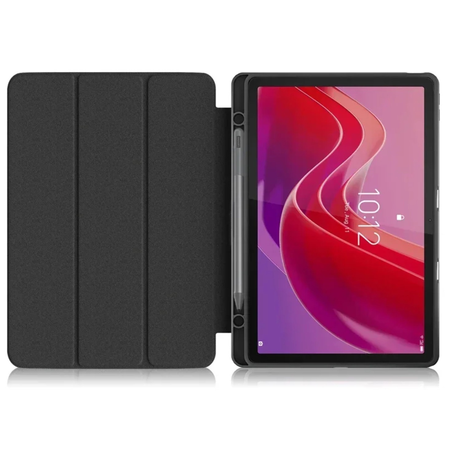 Husa transparenta EtuiTab pentru Lenovo Idea Tab ZAFR0378PL 11", cu suport pentru stylus, albastru, din plastic de inalta calitate