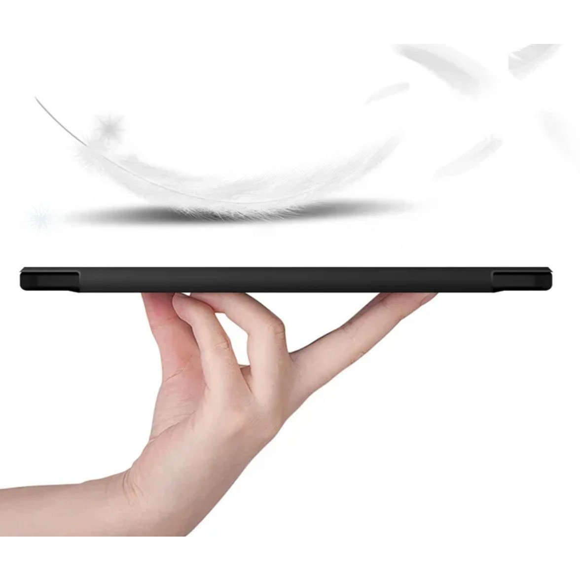Husa transparenta EtuiTab pentru Lenovo Idea Tab ZAFR0378PL 11", cu suport pentru stylus, albastru, din plastic de inalta calitate